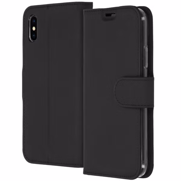 Accezz Wallet Softcase Bookcase Apple iPhone X / Xs - Zwart