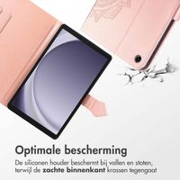 imoshion Mandala Bookcase Samsung Galaxy Tab A9 Plus - Rose Gold