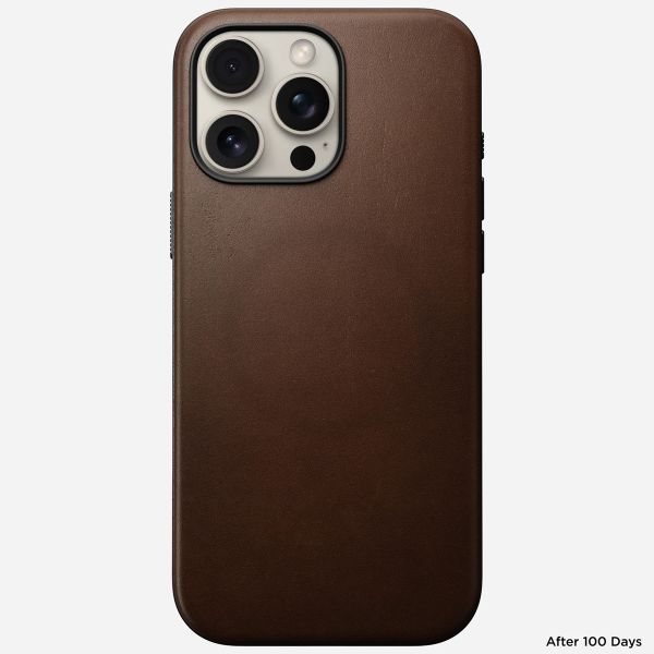 Nomad Modern Leather Case iPhone 16 Pro Max - Brown