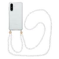 imoshion Backcover met koord + armband Samsung Galaxy A36 - Parels Hartjes