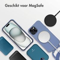 imoshion Color Backcover met afneembaar koord met MagSafe Apple iPhone 15 - Ash Blue