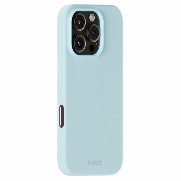 Holdit Silicone Case iPhone 16 Pro - Mineral Blue