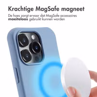 imoshion Color Backcover met afneembaar koord MagSafe Apple iPhone 16 Pro - Ash Blue