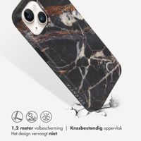 Selencia Aurora Fashion Backcover iPhone 14 - Duurzaam hoesje - 100% gerecycled - Zwart Marmer