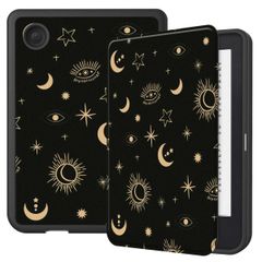 imoshion Design Slim Soft Case Sleepcover Kobo Clara 2E / Tolino Shine 4 - Stars Sky