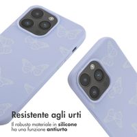 imoshion Siliconen design hoesje met koord Apple iPhone 14 Pro Max - Butterfly