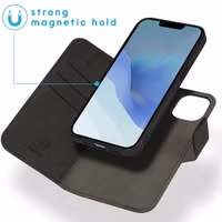 imoshion Uitneembare 2-in-1 Luxe Bookcase Apple iPhone 14 - Zwart