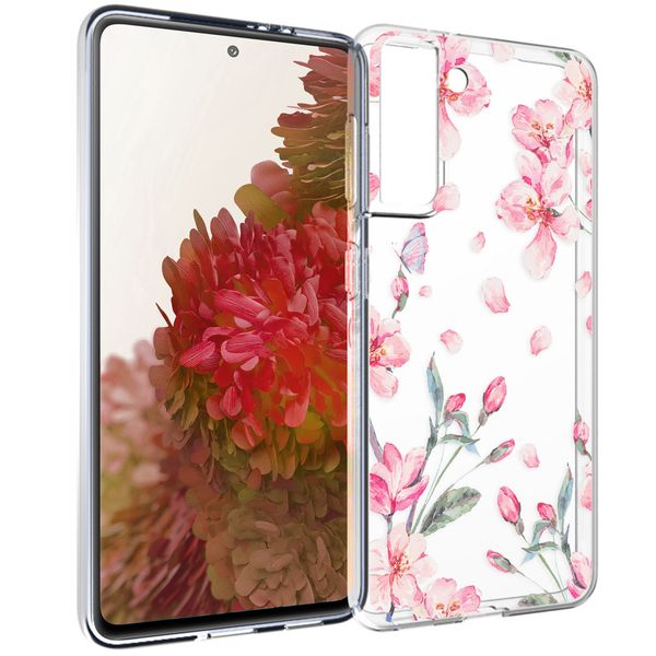 imoshion Design hoesje Samsung Galaxy S21 - Blossom Watercolor