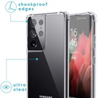 imoshion Backcover met koord Samsung Galaxy S21 Ultra - Zwart & Goud