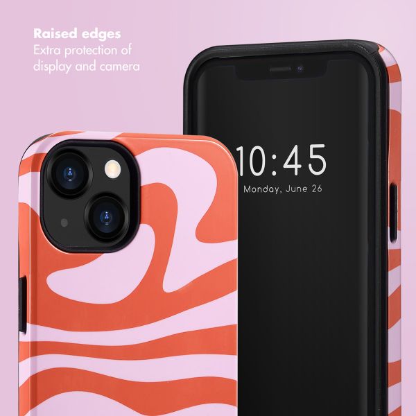 Selencia Vivid Back Cover Apple iPhone 13 - Dream Swirl Pink
