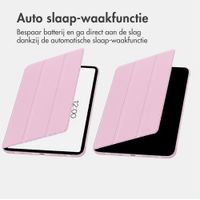 imoshion Trifold Bookcase Apple iPad 11 (2025) 11 inch A16 / iPad 10 (2022) 10.9 inch - Roze