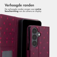 imoshion Design Bookcase Samsung Galaxy S26 - Crush Check Coral Dust