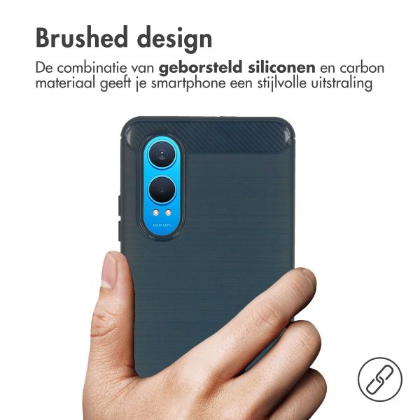 imoshion Brushed Backcover OnePlus Nord CE 4 Lite 5G - Donkerblauw