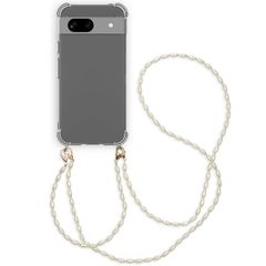 imoshion Backcover met koord + armband - Parels Google Pixel 8a - Transparant