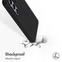 Accezz Liquid Silicone Back Cover with MagSafe Samsung Galaxy S26 Ultra - Black
