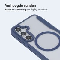 imoshion Transparante Bookcase met MagSafe Samsung Galaxy S25 / S24 - Blauw