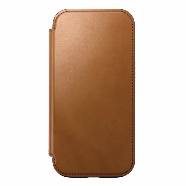 Nomad Modern Leather FolioBookcase Apple iPhone 16 Pro - English Tan