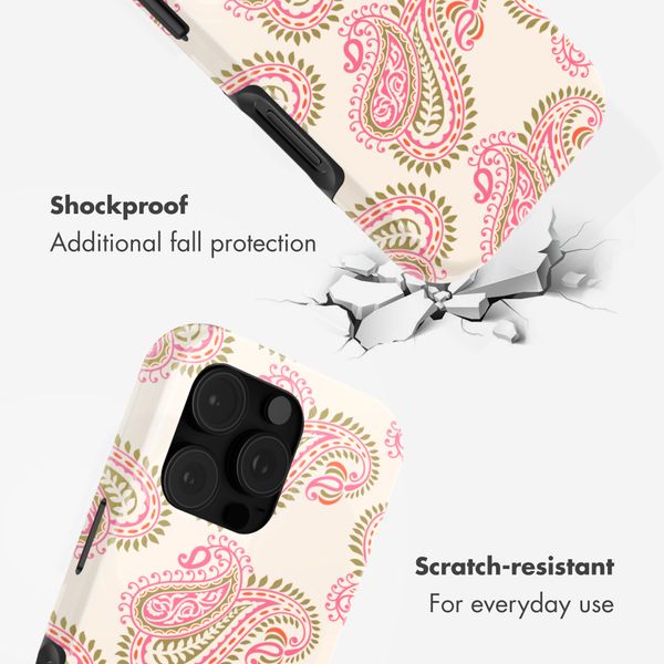 Selencia Vivid Back Cover Apple iPhone 16 Pro Max - Paisley Blush