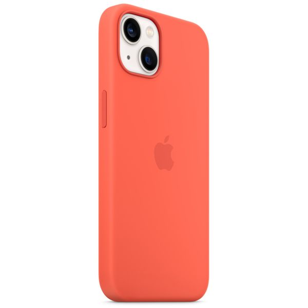 Apple Silicone Back Cover with MagSafe Apple iPhone 13 - Nectarine