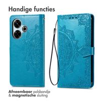 imoshion Mandala Bookcase Xiaomi Redmi 13 4G - Turquoise