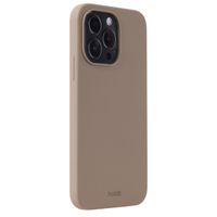 Holdit Silicone Case Apple iPhone 15 Pro Max - Mocha Brown