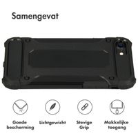 imoshion Rugged Xtreme Backcover iPhone SE (2022 / 2020) 8 / 7 - Zwart