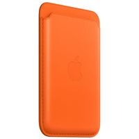 Apple Leather Wallet MagSafe (Apple Wallet 2nd Generation) - with Built-in AirTag Feature - Orange