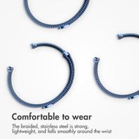 imoshion Milanese magnetic band Apple Watch | 44/45/46/49 mm - Size M - Blue