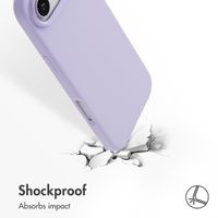 Accezz Liquid Silicone Back Cover with MagSafe Apple iPhone Air - Purple