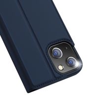 Dux Ducis Slim Softcase Bookcase iPhone 14 - Donkerblauw