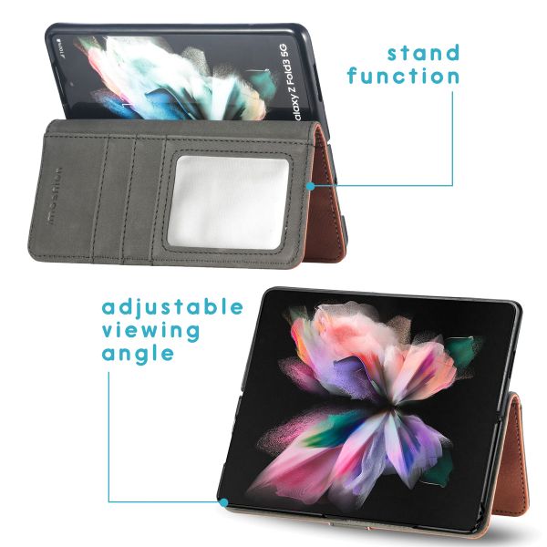 imoshion Luxe Bookcase Samsung Galaxy Z Fold3 - Bruin