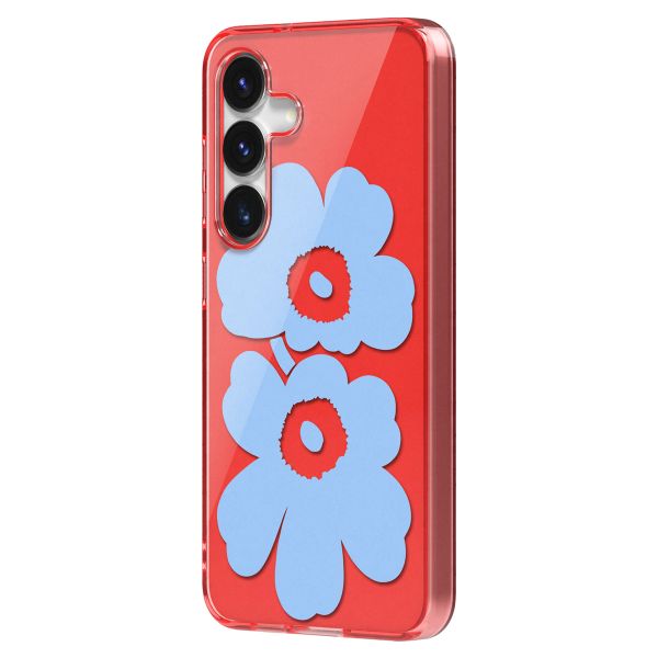 Samsung Unikko Hybrid Case Marimekko Samsung Galaxy S25 - Rood