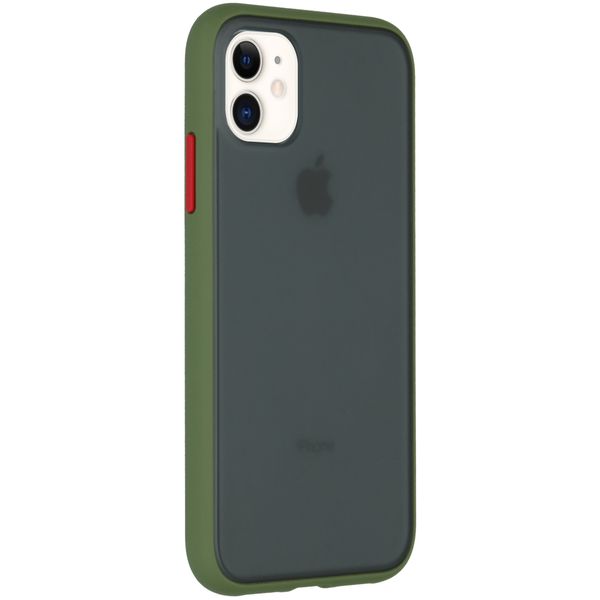 imoshion Frosted Backcover iPhone 11 - Groen