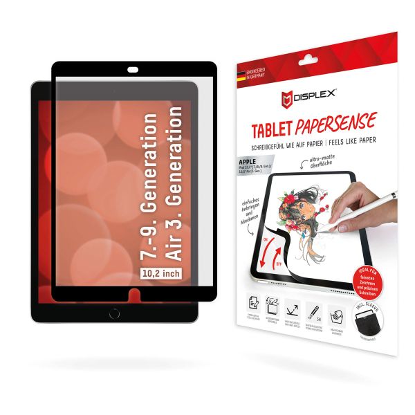 Displex Papersense Screenprotector iPad 9 (2021) 10.2 inch / iPad 8 (2020) 10.2 inch / iPad 7 (2019) 10.2 inch / iPad Air 1 (2013) - Transparant