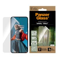 PanzerGlass Matrix Recycled Ultra-Wide Fit Anti-Bacterial Screenprotector incl. applicator Samsung Galaxy S25