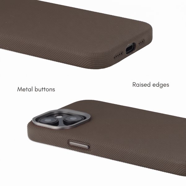 Accezz Mesh Case with MagSafe Apple iPhone 14 / 13 - Brown