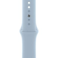 Apple Sport Band Apple Watch Series 1 t/m 9 / SE (38/40/41 mm) | Series 10 / 11 (42 mm) - Maat M/L - Light Blue