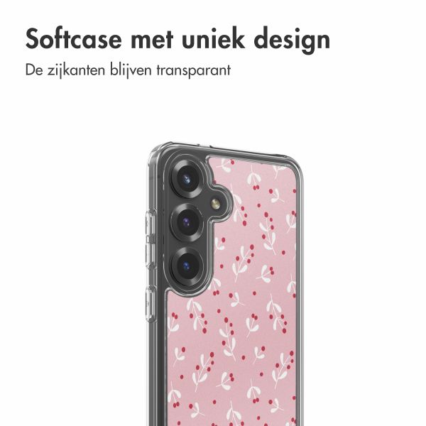 imoshion Design hoesje Samsung Galaxy S25 - Berries Blush