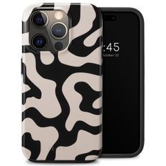 Selencia Vivid Backcover Apple iPhone 15 Pro - Art Wave Black