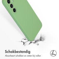 Accezz Liquid Silicone Backcover Samsung Galaxy S23 FE - Groen