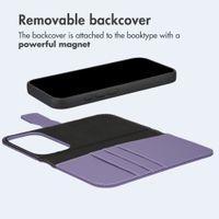 imoshion Detachable 2-in-1 Luxury Bookcase Apple iPhone 17 Pro - Purple