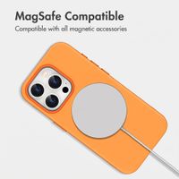 imoshion Colour Back Cover with Thin MagSafe Ring Apple iPhone 15 Pro - Orange
