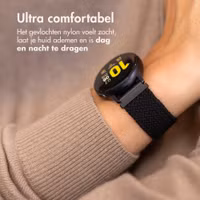 imoshion Nylon geweven bandje Samsung Galaxy Watch 7 40/44 mm - Zwart