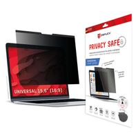 Displex Privacy Safe Magnetische Screenprotector voor universele laptops van 15.6 inch (16:9)