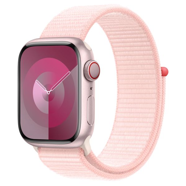 Apple Sport Loop Band Apple Watch Series 1 t/m 9 / SE (38/40/41 mm) | Series 10 (42 mm) - Light Pink