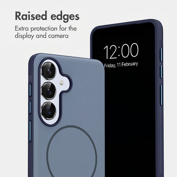 imoshion Colour Case with Thin MagSafe Ring Samsung Galaxy S25 / S24 - Dark Blue