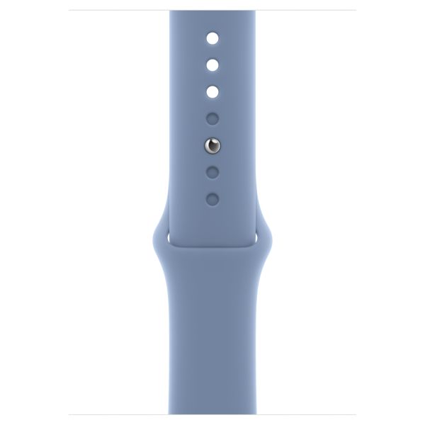 Apple Sport Band Apple Watch Series 1 t/m 10 / SE / Ultra (2) (44/45/46/49 mm) - Maat M/L - Winter Blue