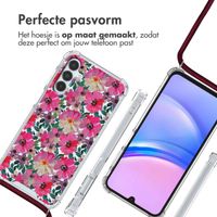 imoshion Design hoesje met koord Samsung Galaxy A15 (5G/4G) - Flower Water