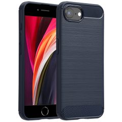 imoshion Brushed Backcover Apple iPhone 16e - Donkerblauw