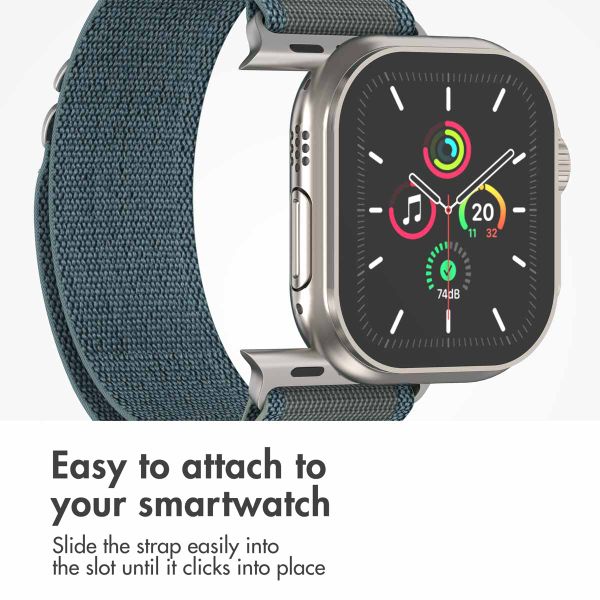 imoshion Nylon Alpine Band Apple Watch | 38/40/41/42 mm - Blue